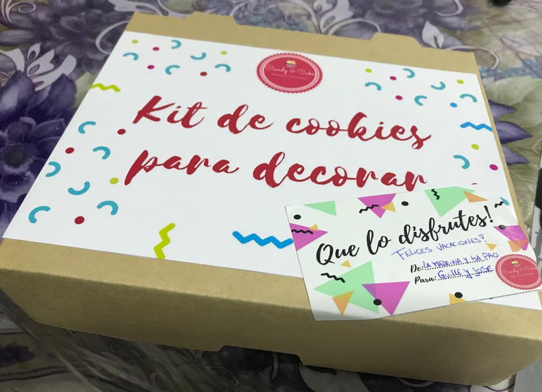 kit de cookies para decorar